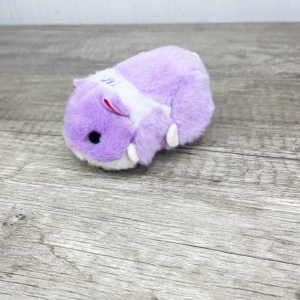 Zuru Zhu Zhu Pets Purple White Motorized Plush Hamster Robotic Toy DG20240408